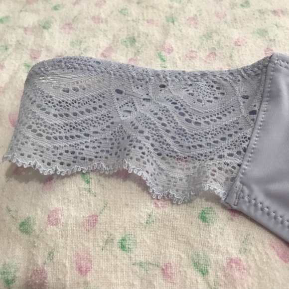 NEW Pepper Smooth Lace Thong L Limited Edition Dew Lavender Purple - Picture 5 of 9